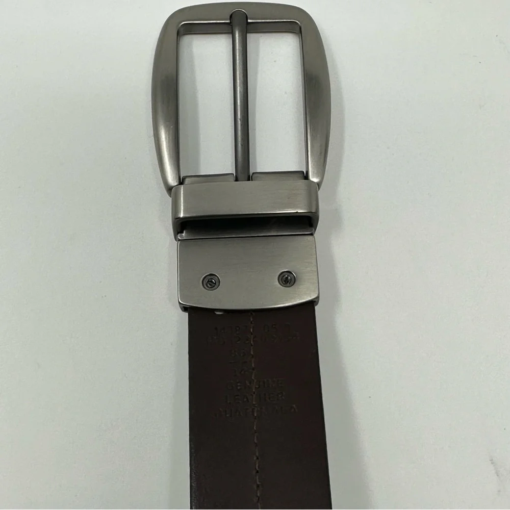 Fossil Leather Belt Reversible Size Black Brown Size 34